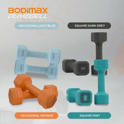 BODIMAX ADJUSTING DUMBBELL SQUARE DARK GREY