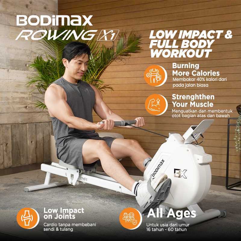 BODIMAX ROWING MACHINE X1