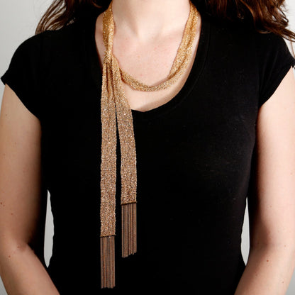 bothtucheron Delilah Gold Scarf Necklace