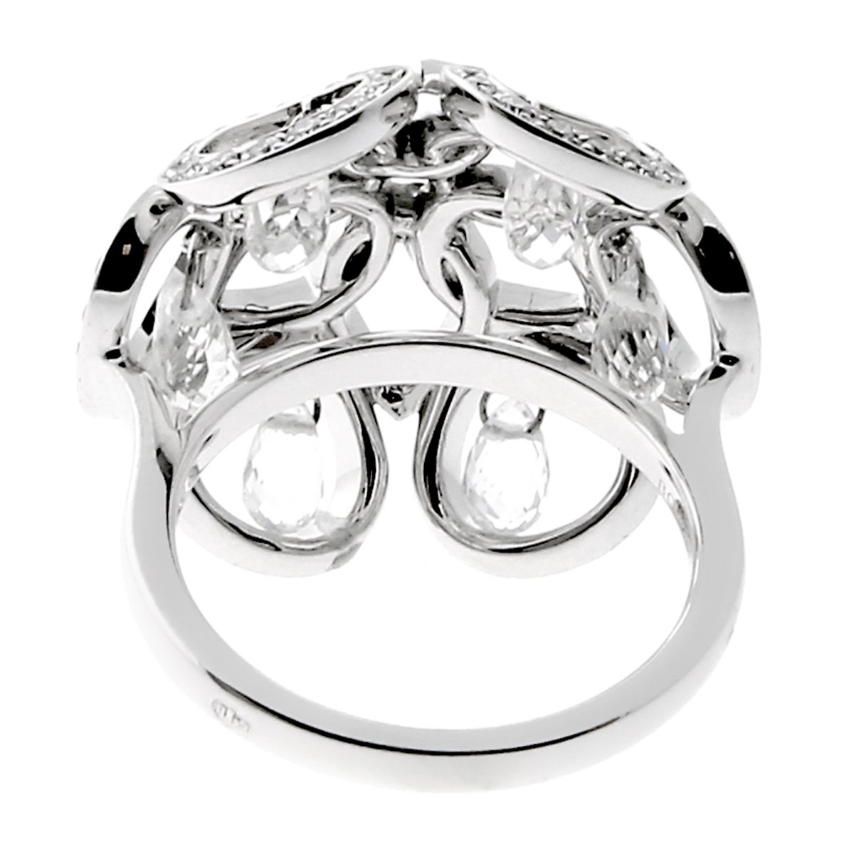 bothtucheron Diamond Briolette White Gold Ring