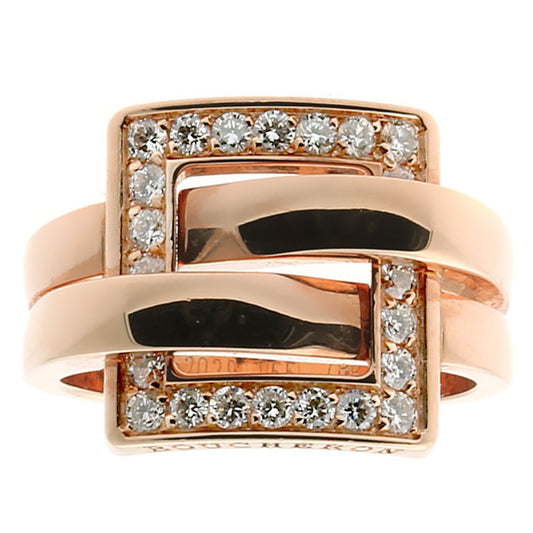 bothtucheron Diamond Rose Gold Ring