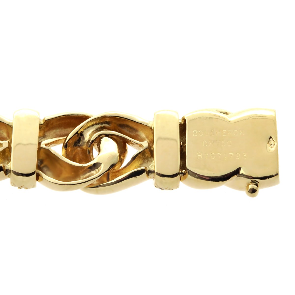 bothtucheron Gold Diamond Chain Bracelet