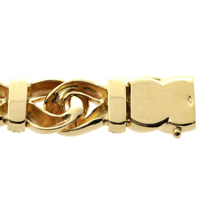 bothtucheron Gold Diamond Chain Bracelet