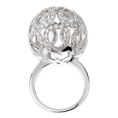 bothtucheron High Jewelry Diamond & Briollete White Gold Cocktail Ring