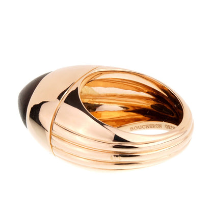 bothtucheron Limited Edition 18k Rose Gold Wood Ring Sz 5 1/2