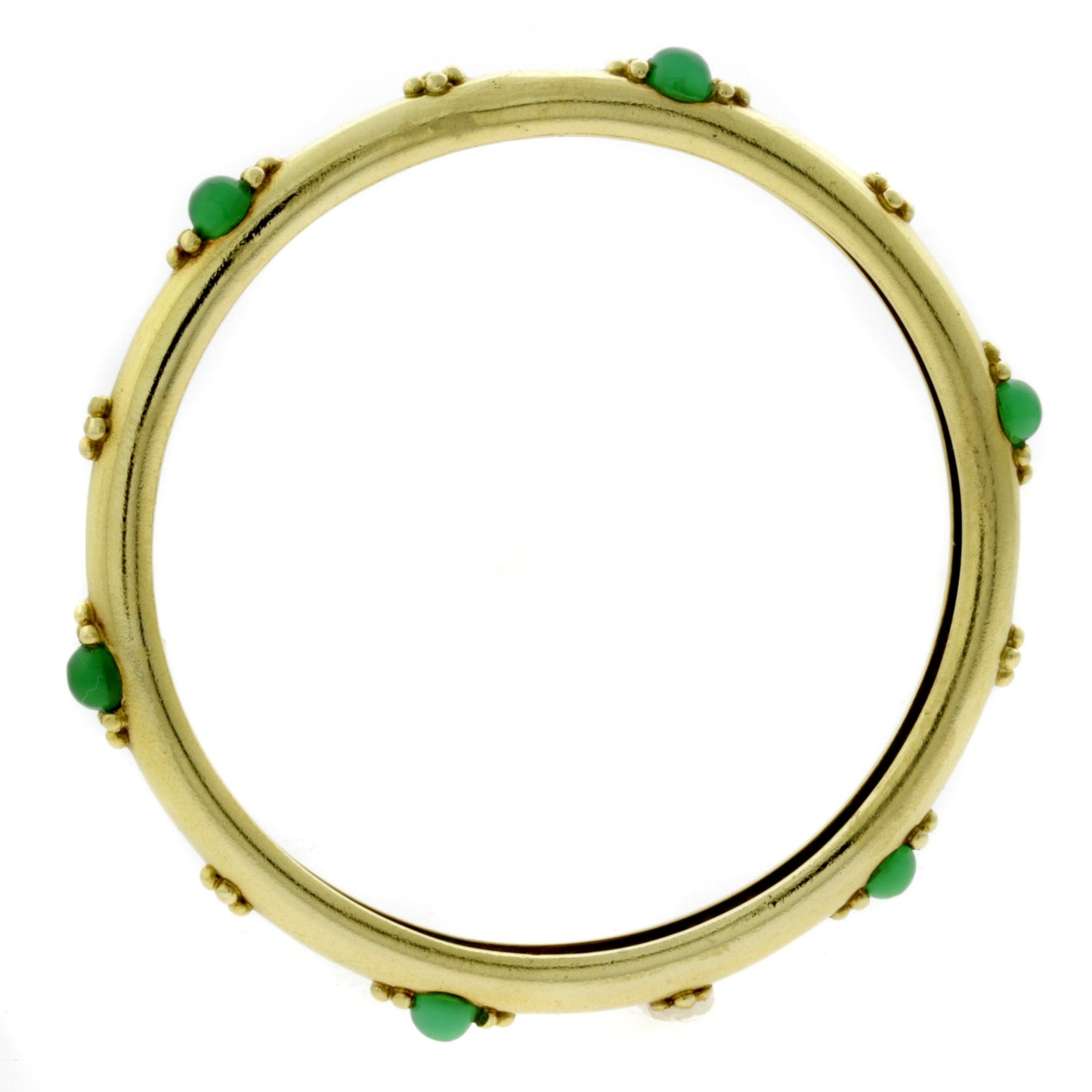 bothtucheron Paris Emerald Gold Slip On Bangle