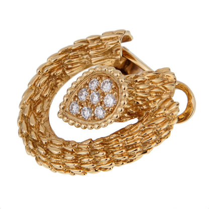 bothtucheron Serpent Boheme Diamond Hoop Earrings