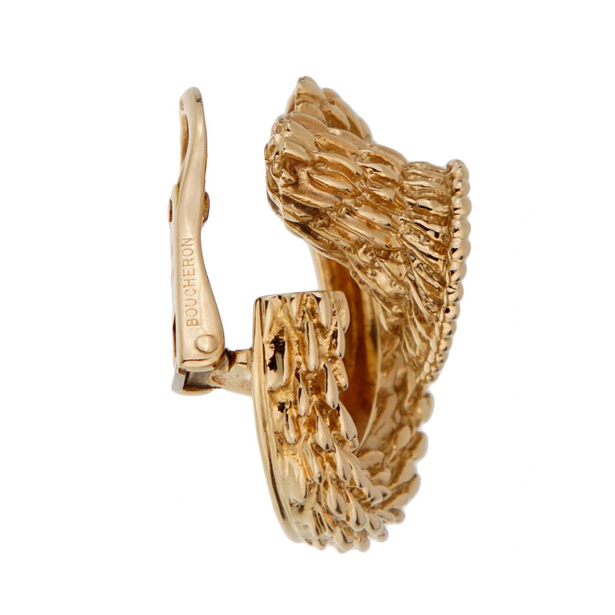 bothtucheron Serpent Boheme Diamond Hoop Earrings