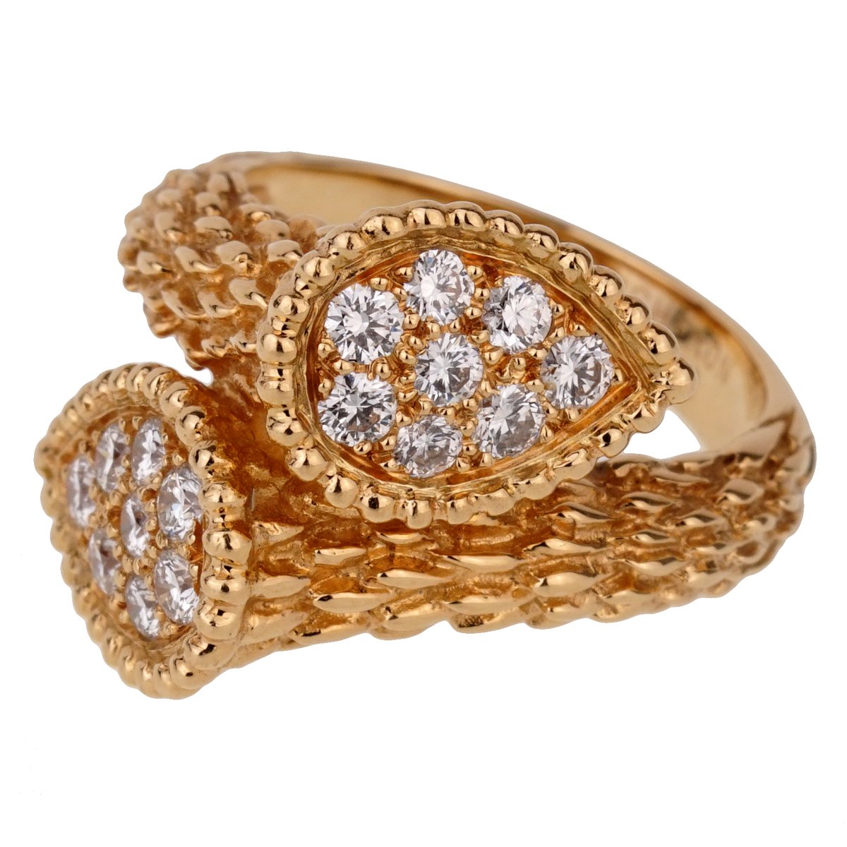 bothtucheron Serpent Boheme Toi et Moi Diamond Gold Ring