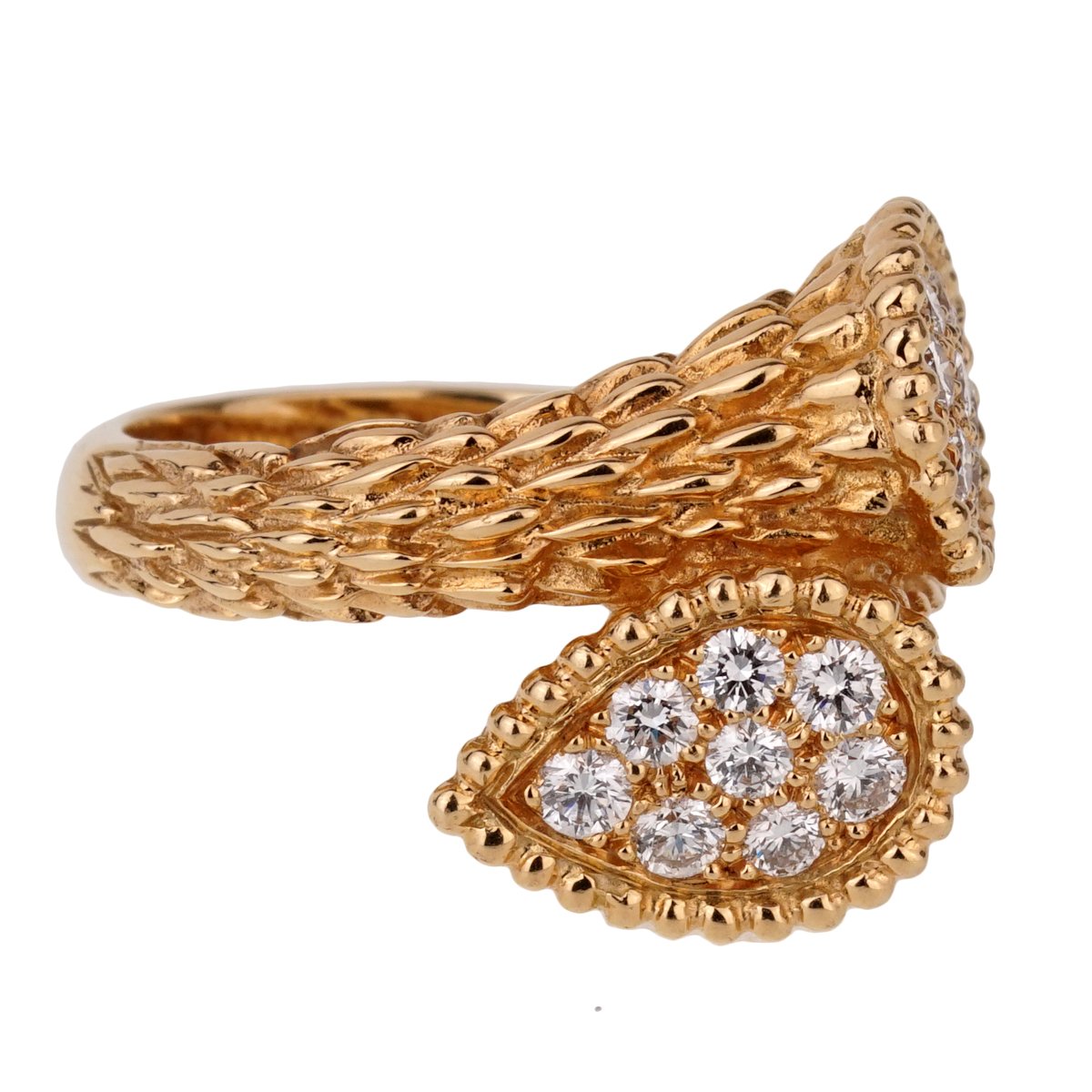 bothtucheron Serpent Boheme Toi et Moi Diamond Gold Ring