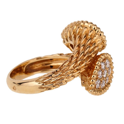 bothtucheron Serpent Boheme Toi et Moi Diamond Gold Ring