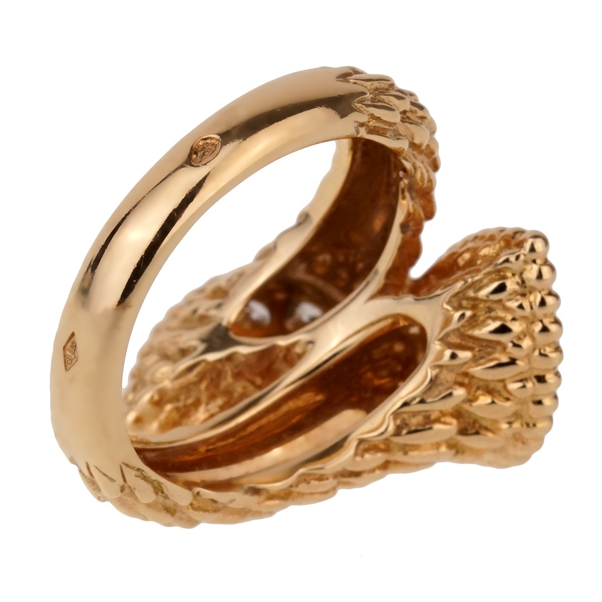 bothtucheron Serpent Boheme Toi et Moi Diamond Gold Ring