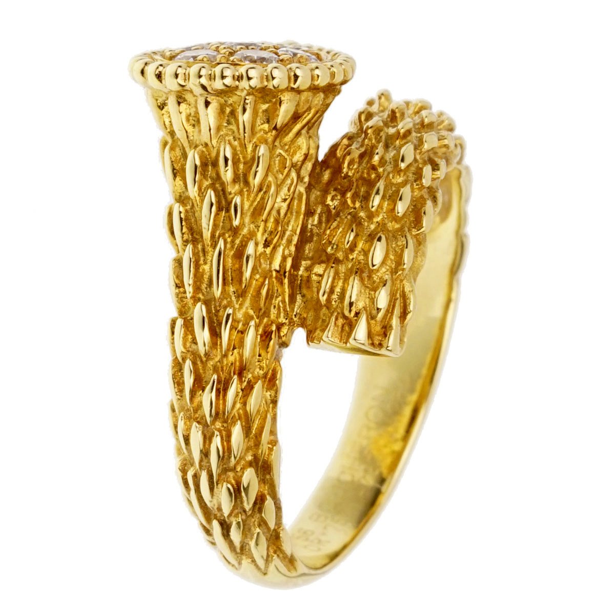 bothtucheron Serpent Boheme Yellow Gold Diamond Ring