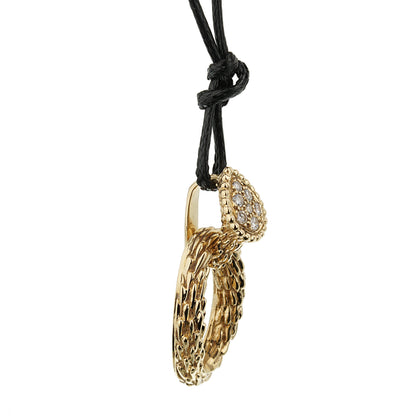 bothtucheron Vintage Serpent Boheme Diamond Yellow Gold Necklace