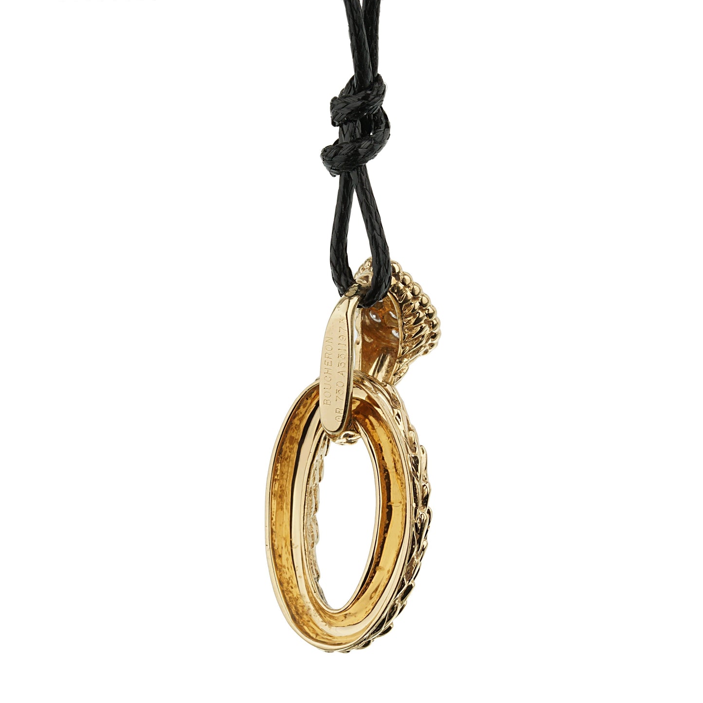 bothtucheron Vintage Serpent Boheme Diamond Yellow Gold Necklace