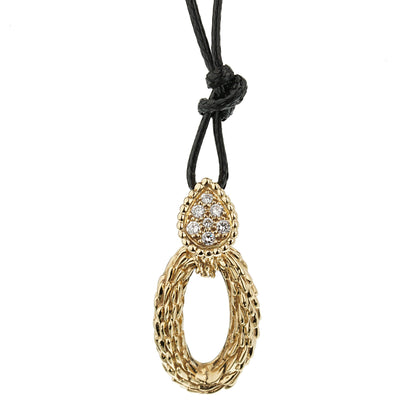 bothtucheron Vintage Serpent Boheme Diamond Yellow Gold Necklace