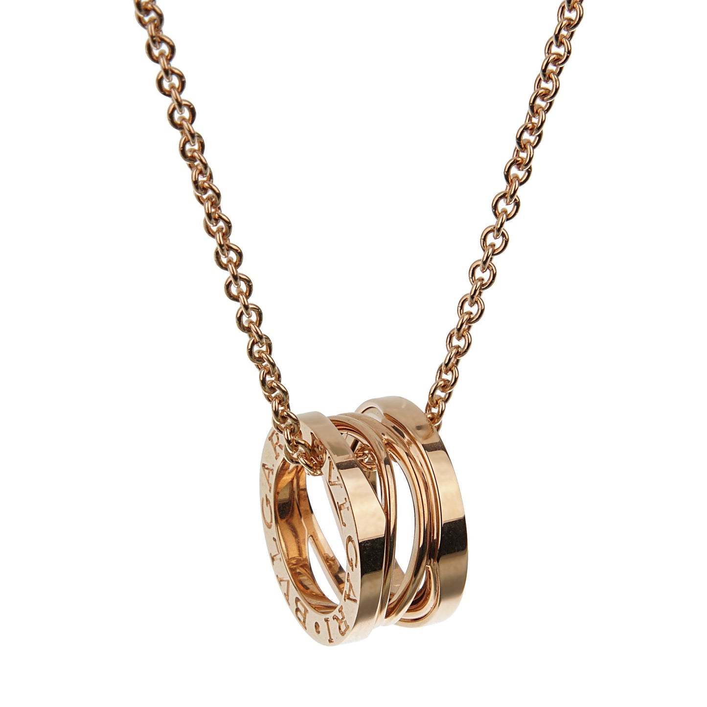 Bvlthtgari B.zero1 Legends 18k Rose Gold Necklace