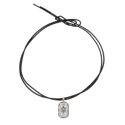 Bvlthtgari Parentesi 18k White Gold Diamond Pendant Necklace