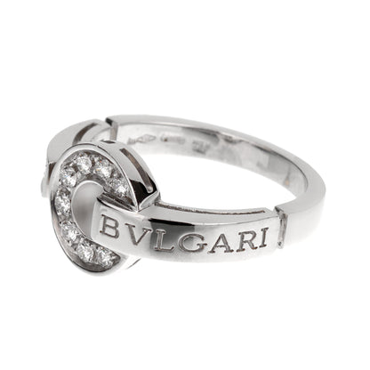 Bvlthtgari Bvlthtgari 18k White Gold Diamond Cocktail Ring