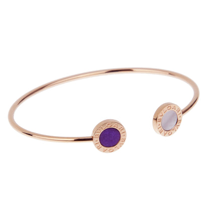 Bvlthtgari Bvlthtgari Sugilite Mother of Pearl Cuff Bangle Bracelet