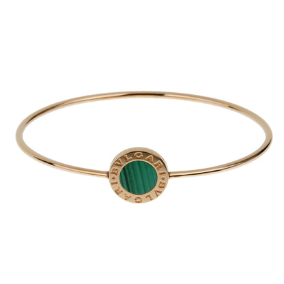 Bvlthtgari Bvlthtgari Malachite 18k Rose Gold Small Bangle Bracelet