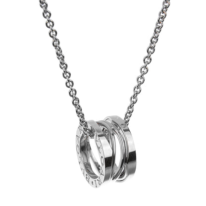 Bvlthtgari B.Zero1 Legends White Gold Pendant Necklace
