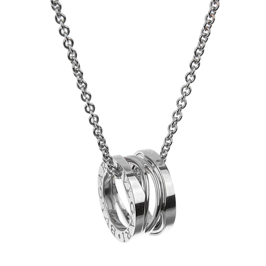 Bvlthtgari B.Zero1 Legends White Gold Pendant Necklace