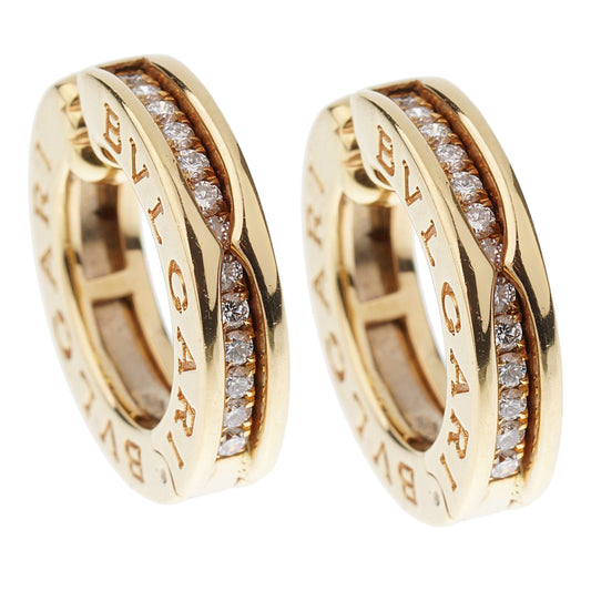 Bvlthtgari B.Zero1 Vintage Yellow Gold Clip On Earrings