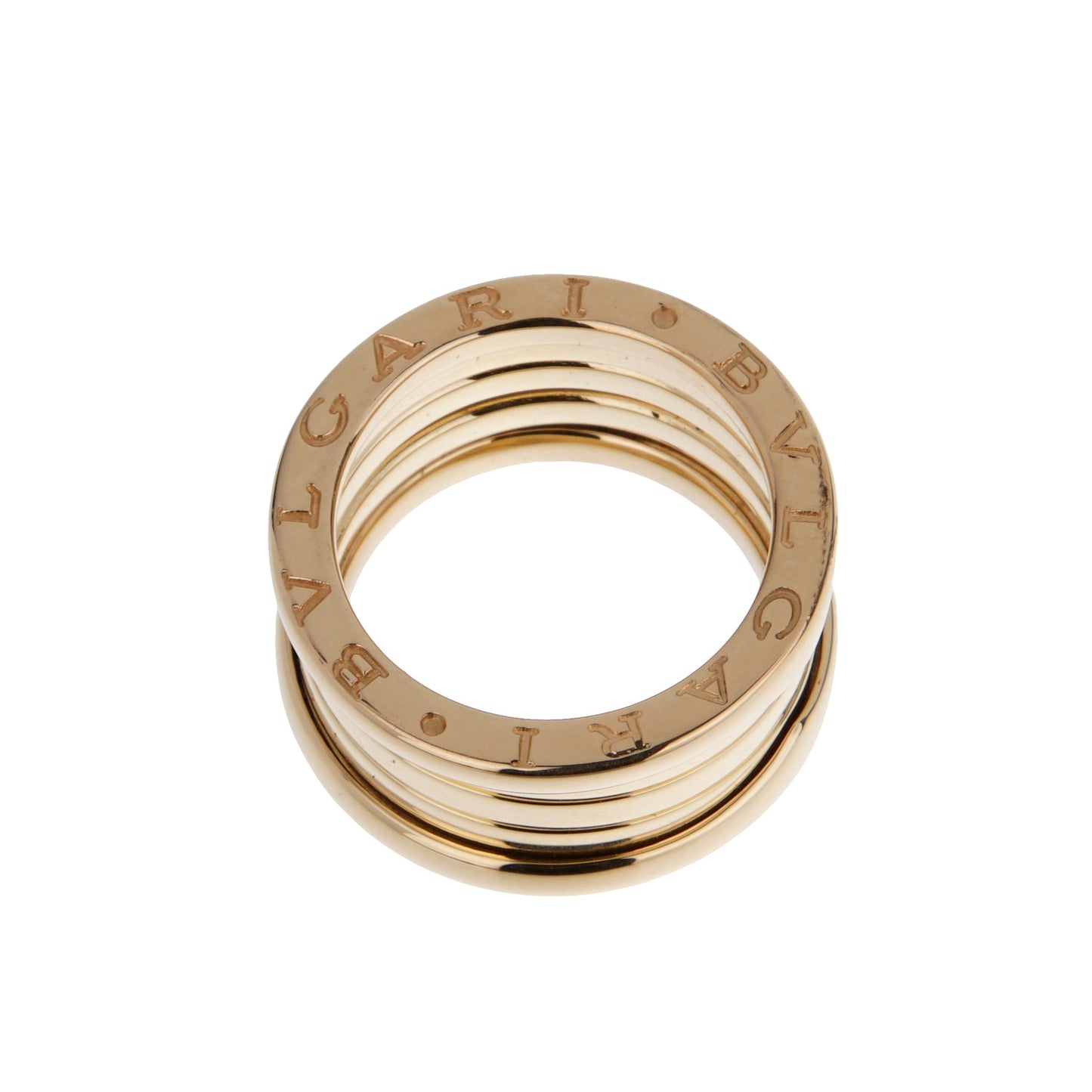 Bvlthtgari B.zero1 18k Yellow Gold Band Ring Sz 5 1/2