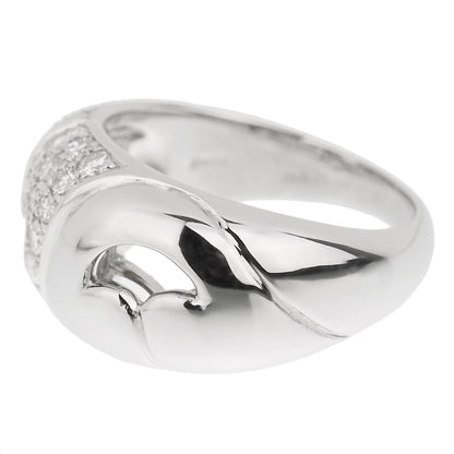 Bvlthtgari Vintage Platinum Diamond Band Ring