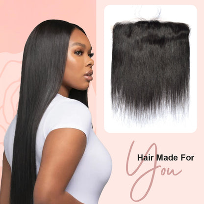 #1B Straight HD Lace Closure Natural Looking Cvohair