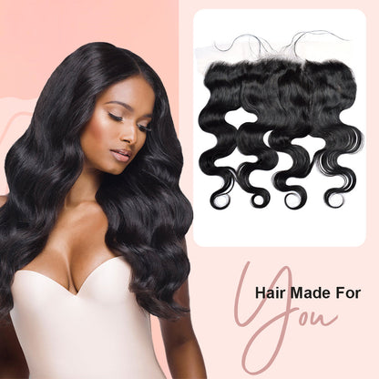 #1B Body Wave HD Lace Closure Natural Looking Cvohair