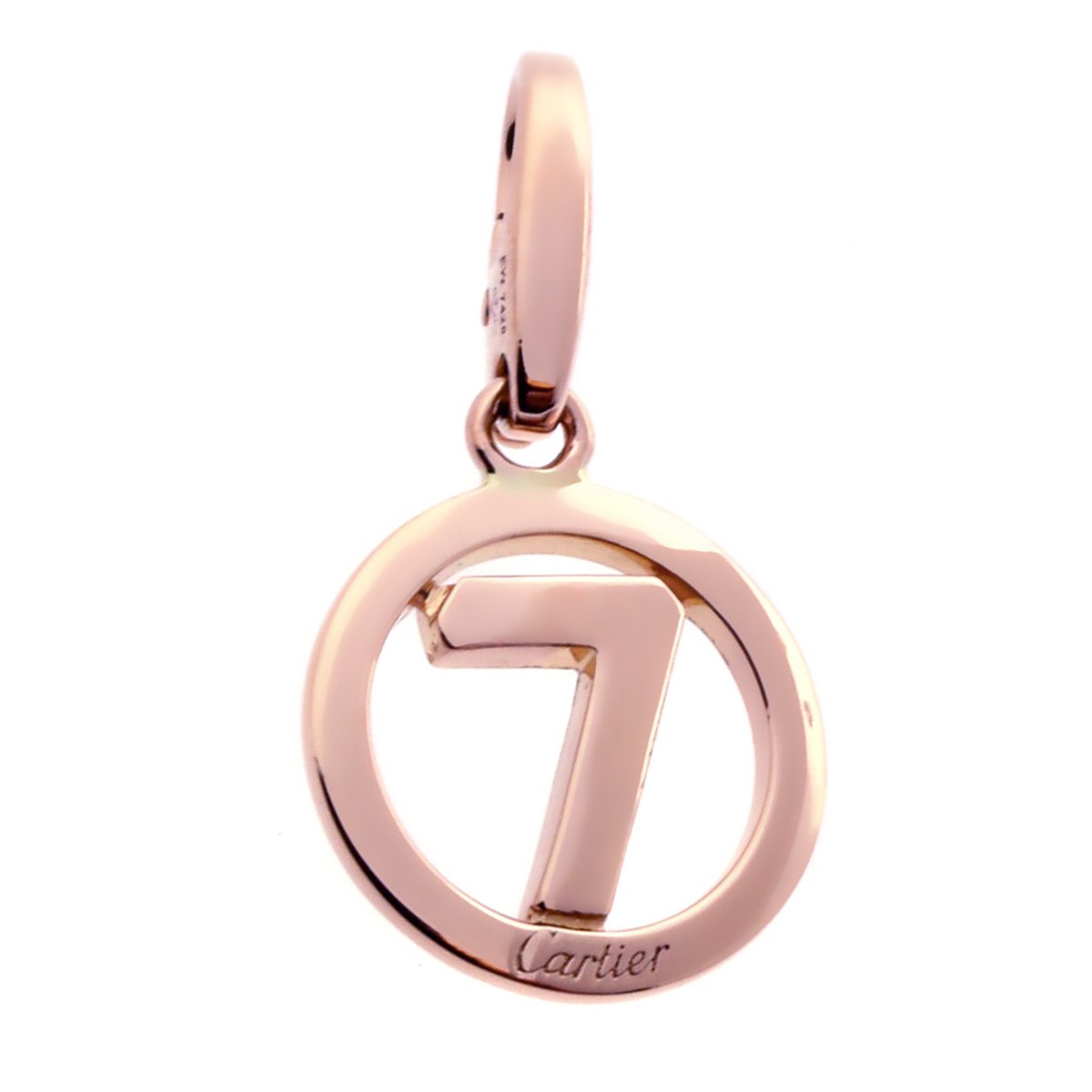 Carthttier 7 Rose Gold Charm Pendant