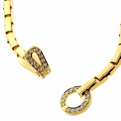 Carthttier Agrafe Diamond Gold Necklace