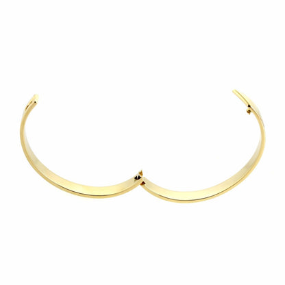 Carthttier Anniversary Diamond Gold Bangle Bracelet