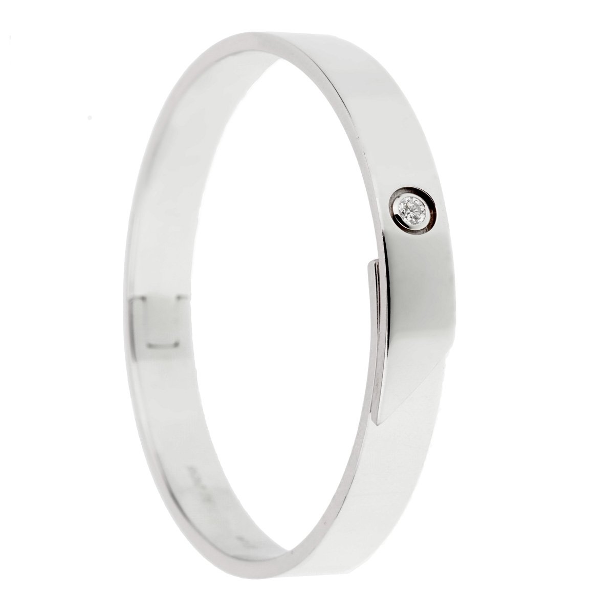 Carthttier Anniversary White Gold Diamond Bracelet