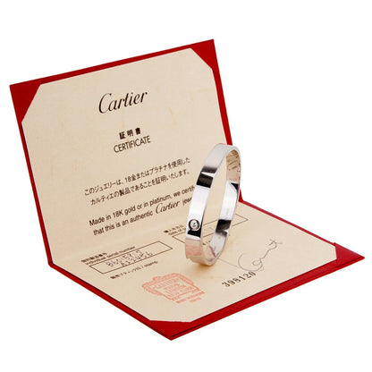 Carthttier Anniversary White Gold Diamond Bracelet