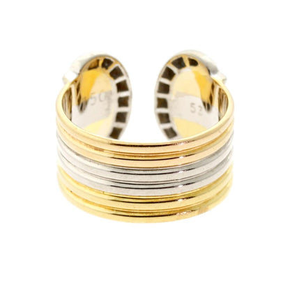 Carthttier C De Carthttier Diamond Multitone Gold Band Ring