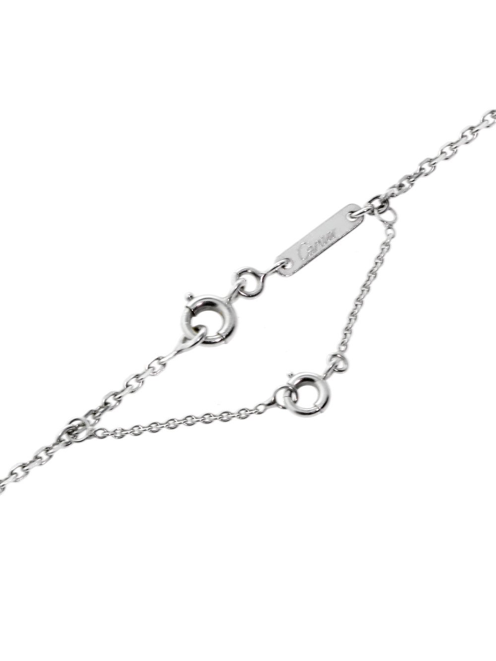 Carthttier C Heart of Carthttier Diamond White Gold Necklace