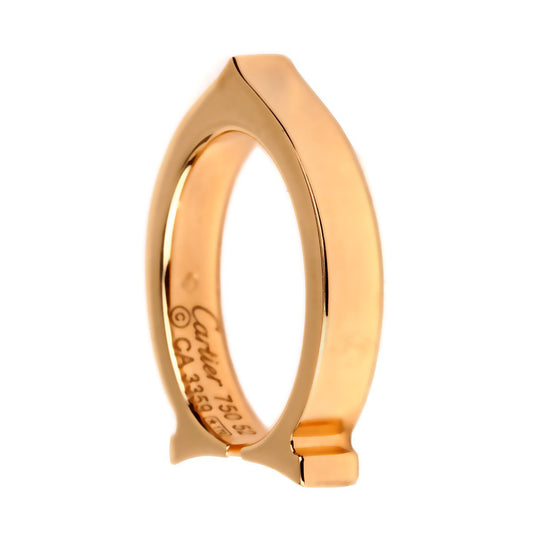 Carthttier C Rose Gold Band Ring