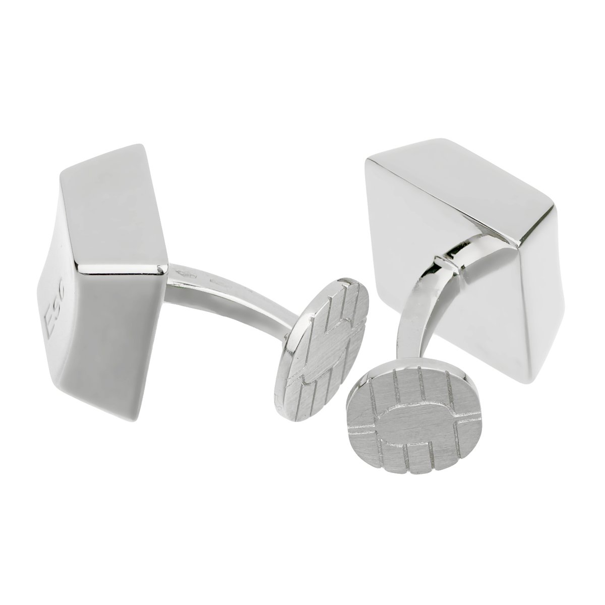 Carthttier Control Escape White Gold Cufflinks