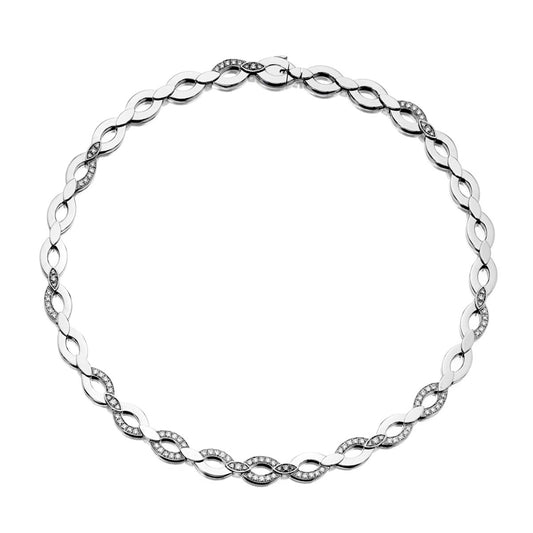 Carthttier Diadea Diamond White Gold Necklace