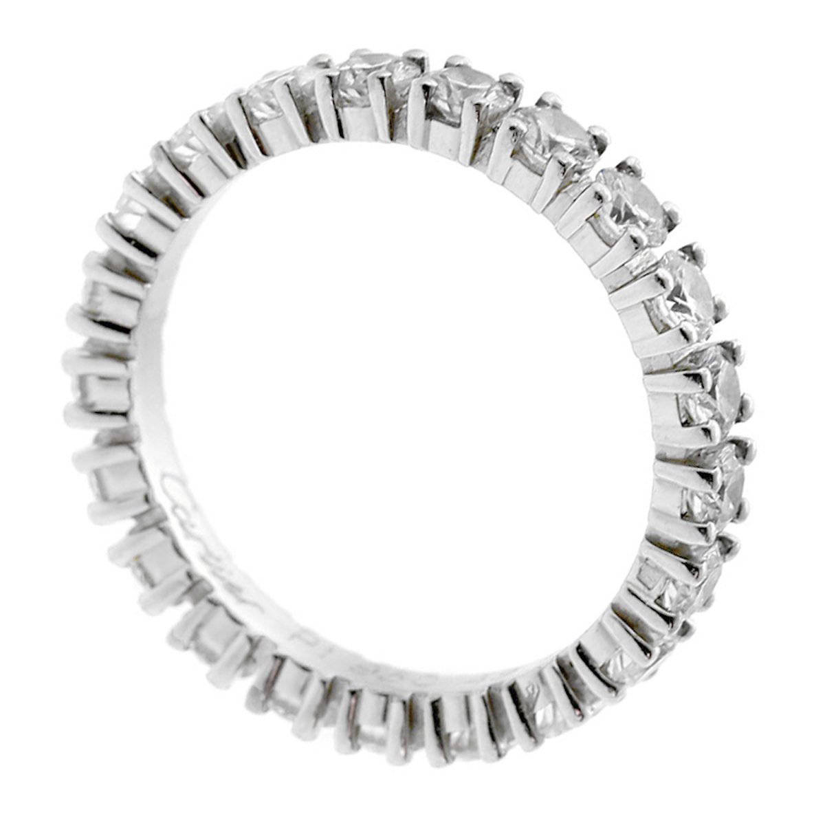 Carthttier Diamond Eternity Platinum Ring