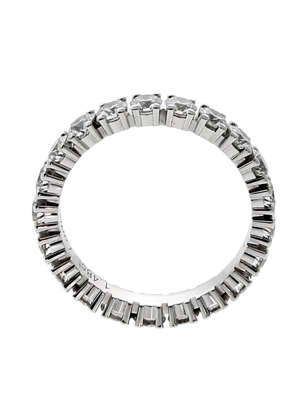 Carthttier Diamond Eternity Platinum Ring