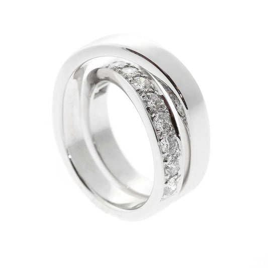 Carthttier Diamond Gold Bypass Ring