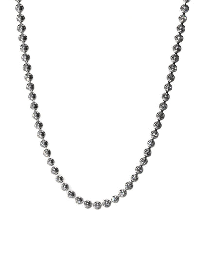 Carthttier Diamond Gold Tennis Necklace