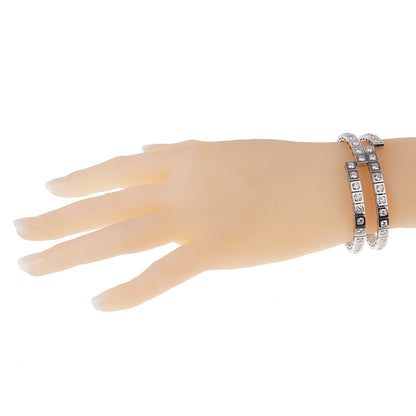 Carthttier Diamond Gold Wrap Tennis Bracelet