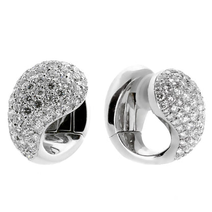 Carthttier Diamond Pave Huggy Earrings