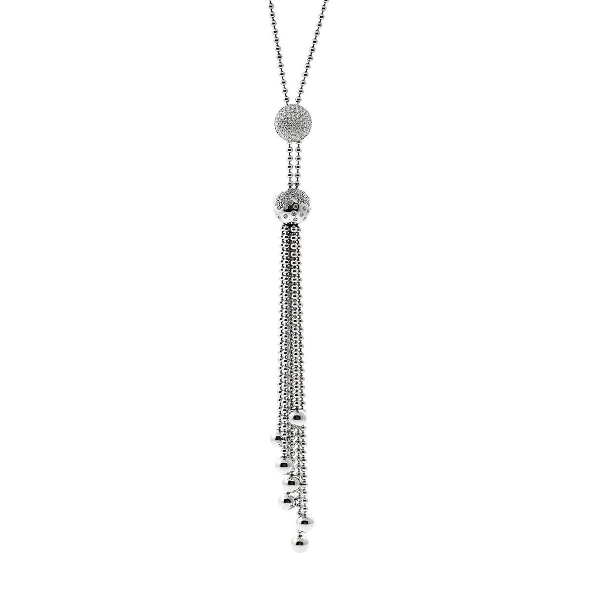 Carthttier Diamond Pluie de Diamants White Gold Necklace