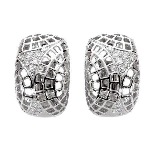 Carthttier Diamond White Gold Earrings